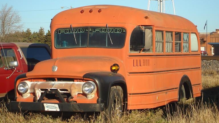 Ford B500 Short School Bus 1956