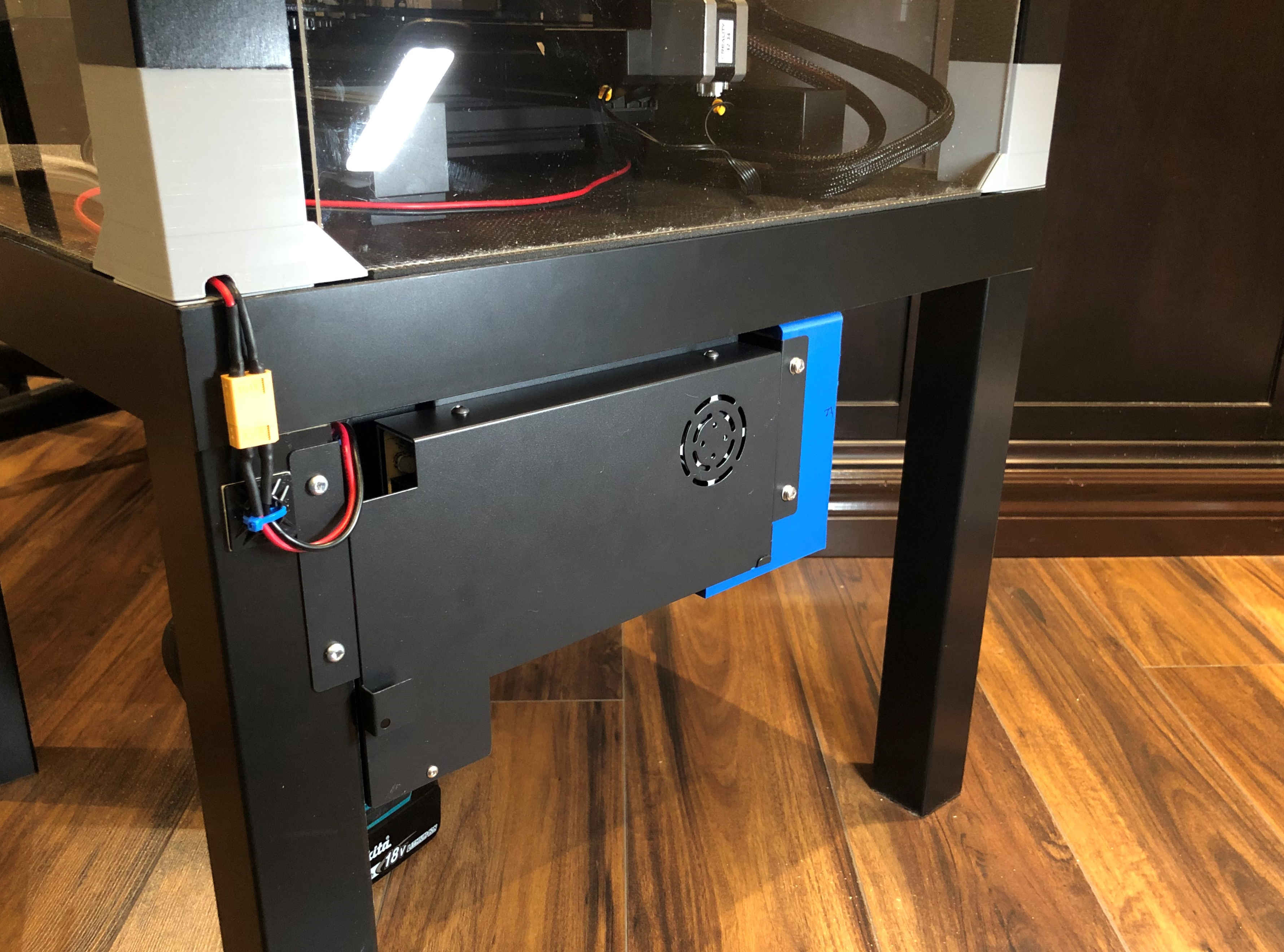 Ender 3 V2 - PSU Mount for Ikea Lack Enclosure