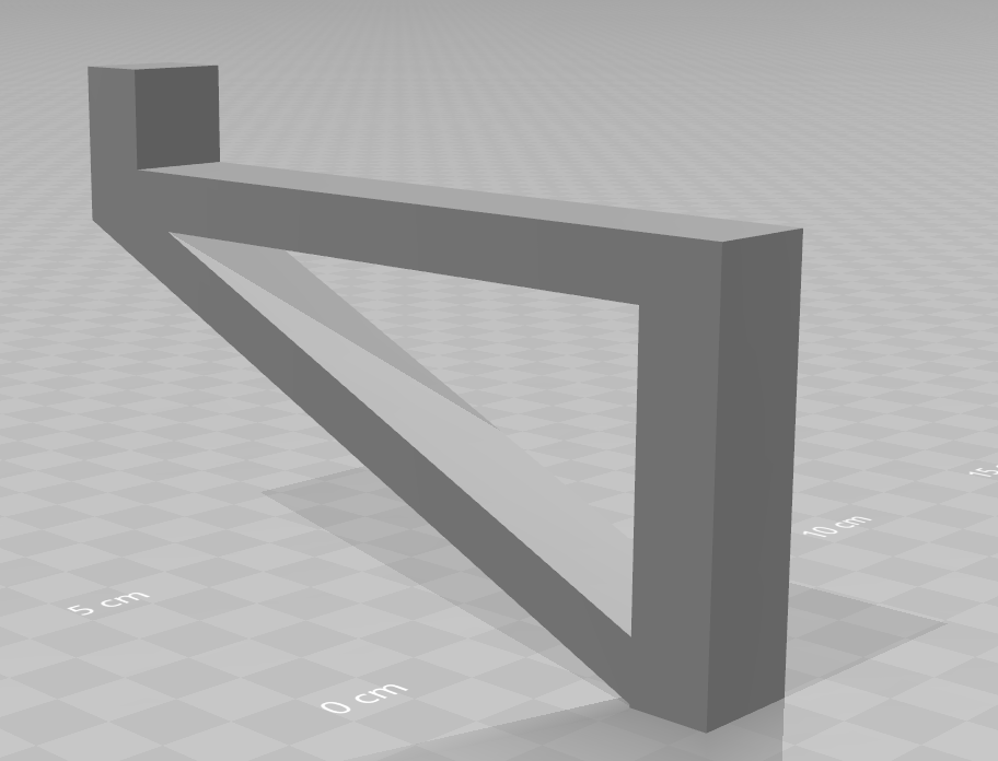2 x 4 shelf bracket