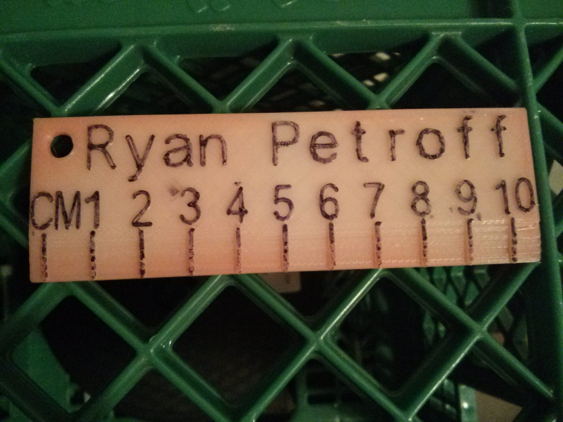 Customizable 3D Name Ruler