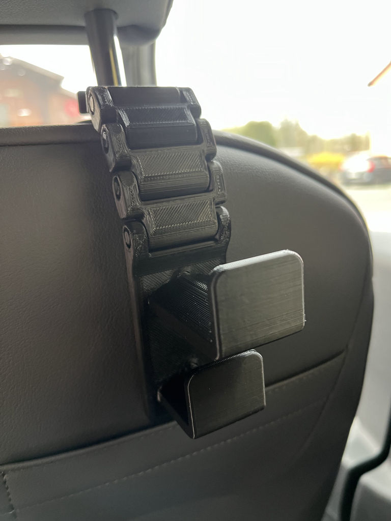 Car Bag and Headphone Holder for the headrest