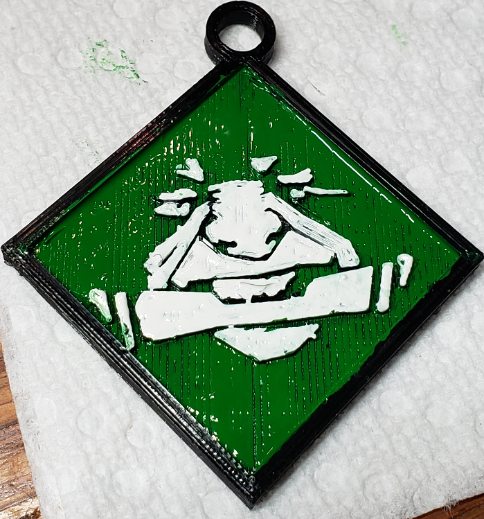Dead by Daylight Perk Iron Will Keychain