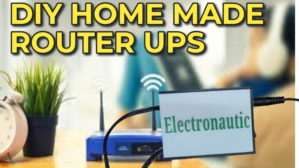 UPS FOR WIFI ROUTER AND MODEM