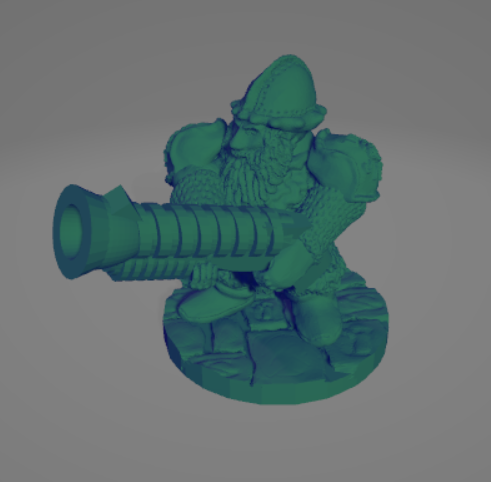 Dwarf Hero With a Musket