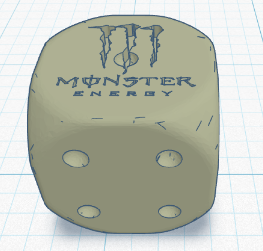 6 Side Monster Energy Dice