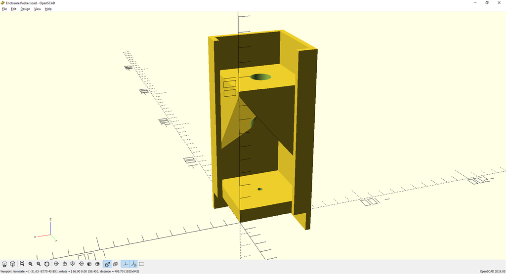Packer for Tall 3D Printer Enclosure (Ikea Lack Design)