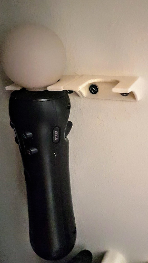 PS move controller wall mount holder