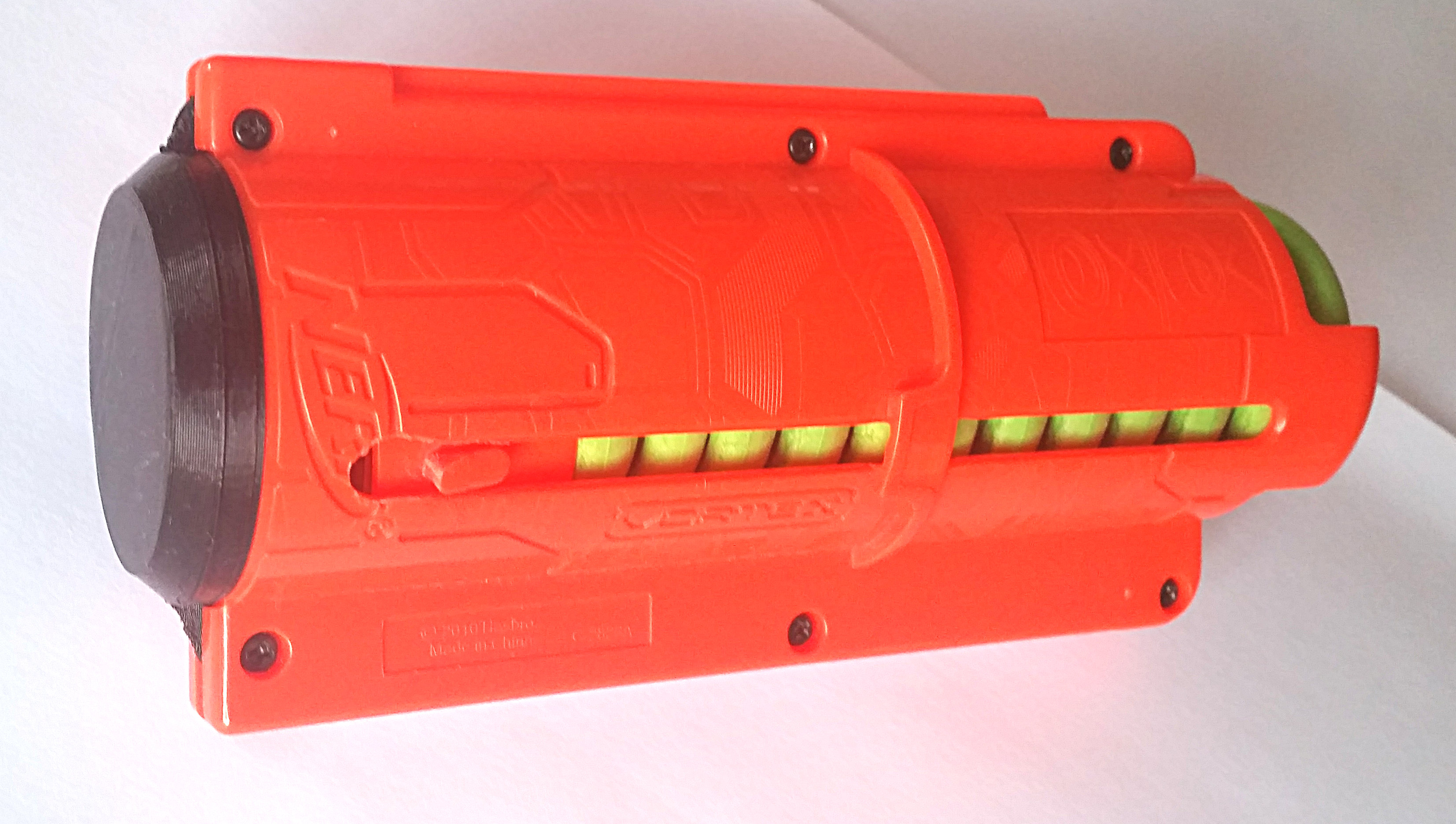 Nerf Vortex charger modification (from 10 to 12)