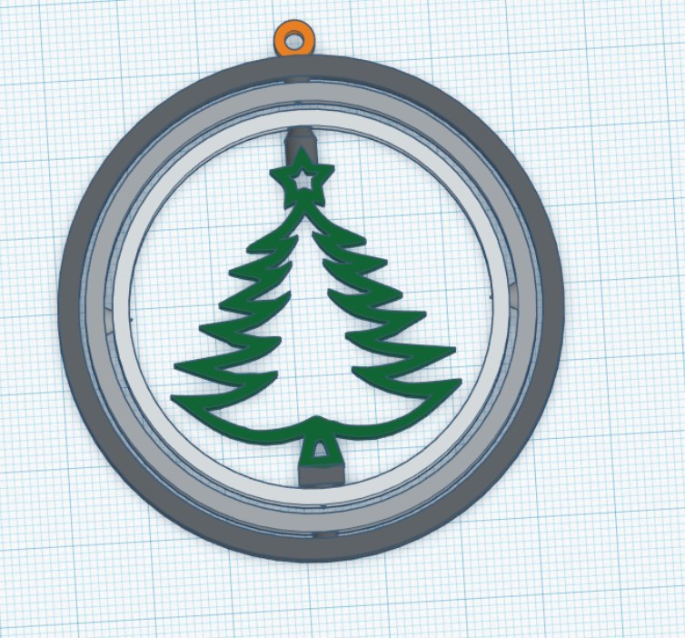 2020 Christmas Gyro - Tree Ornament
