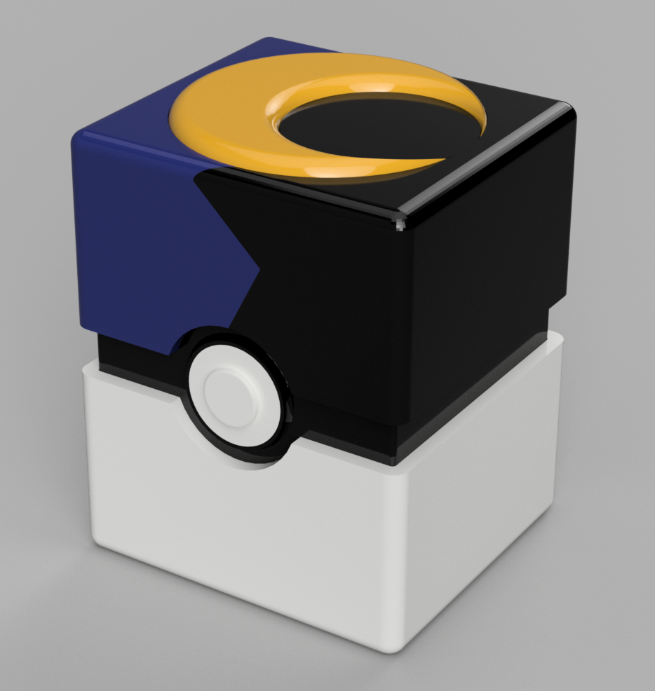 Moon Ball - Pokemon Card Deck Case TCG