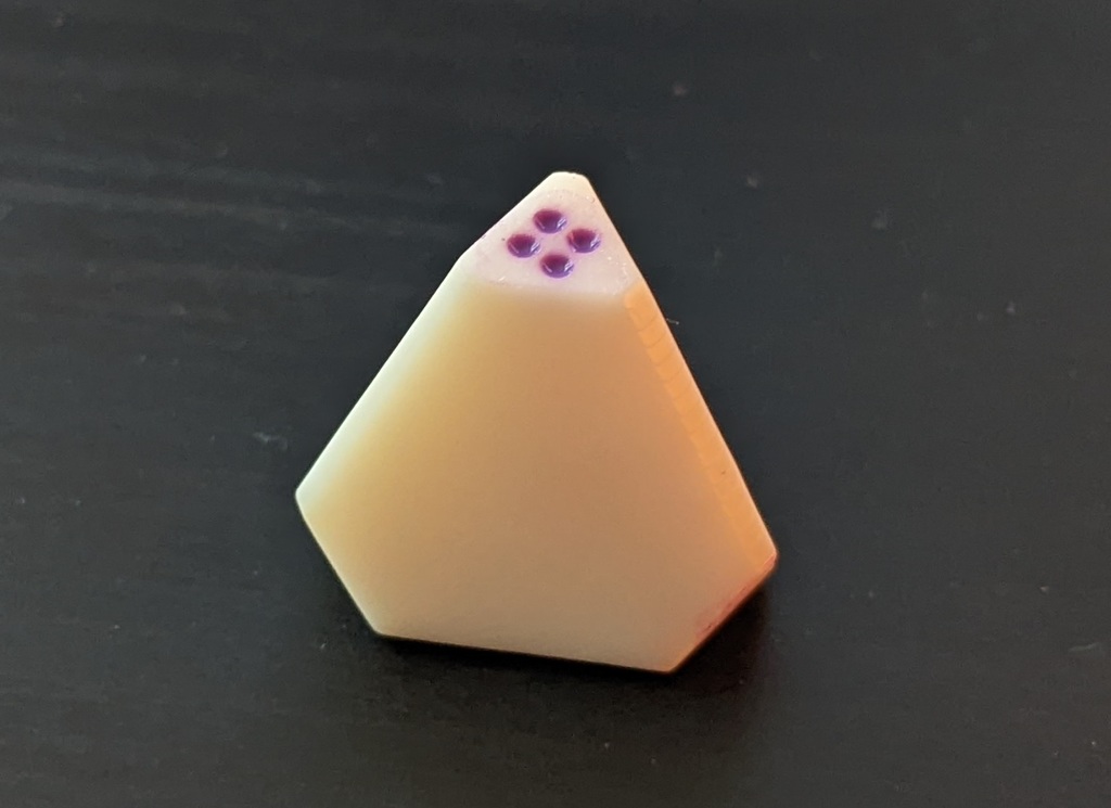 D4 dice with pips (4 sided dice)
