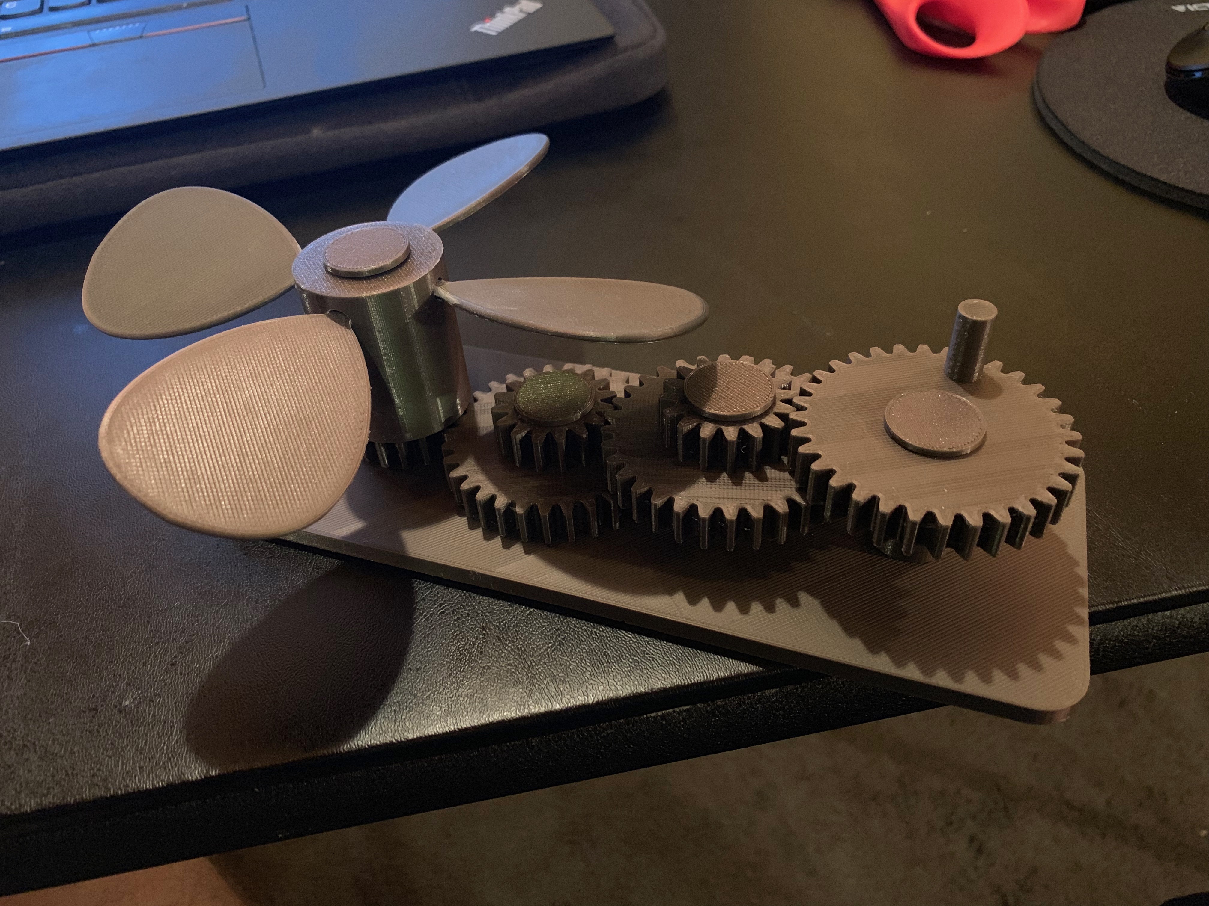 Geared Fan