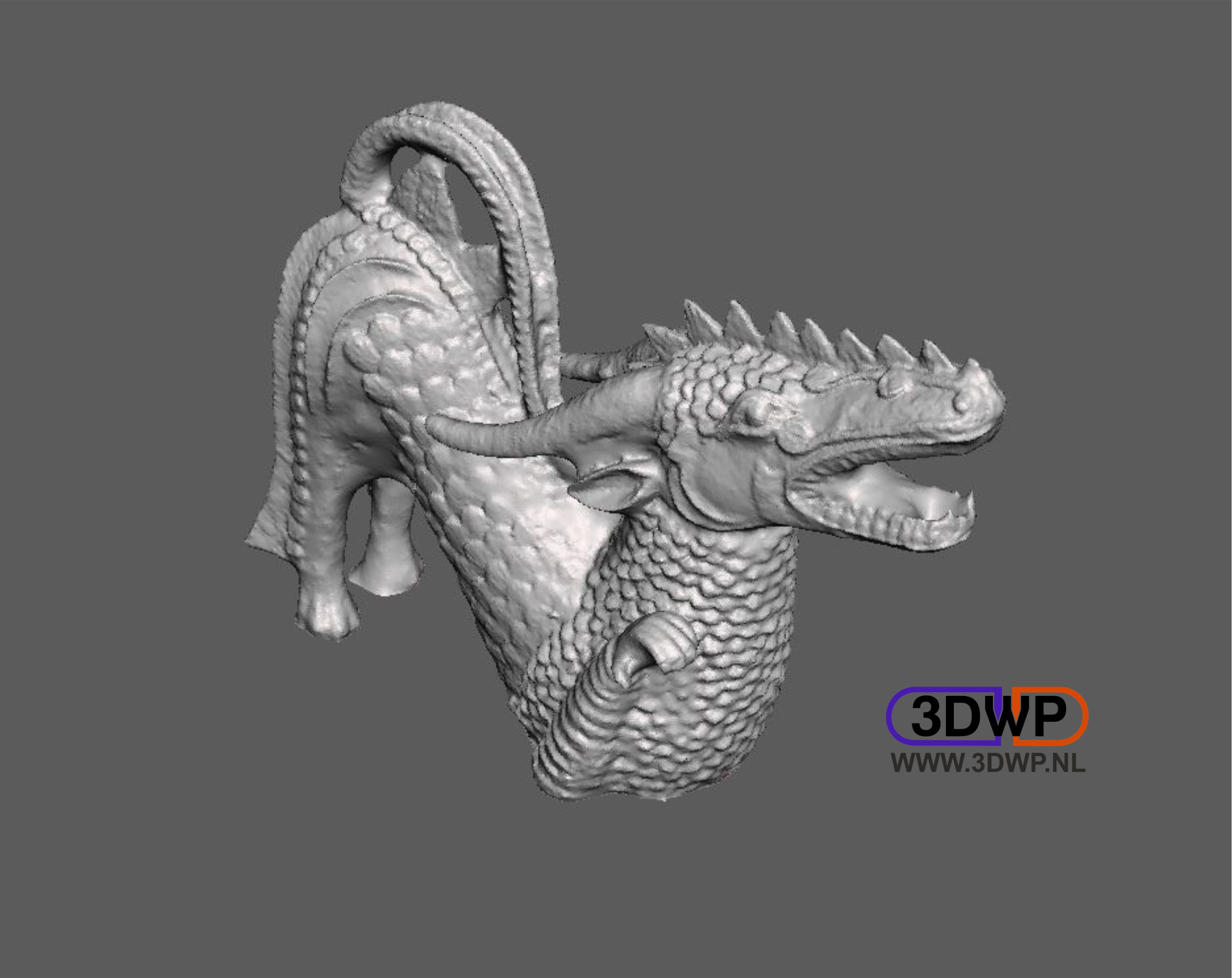 Dragon Sculpture 3D Scan
