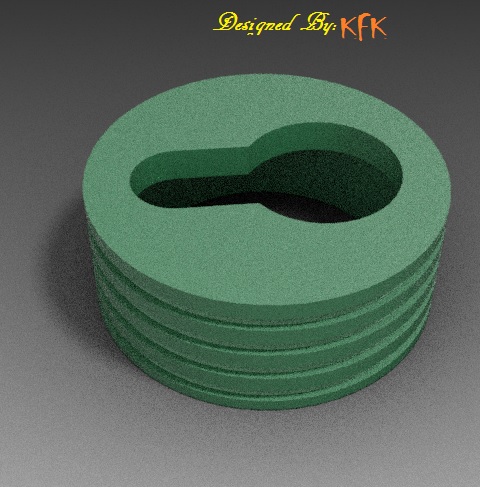 Keyhole insert