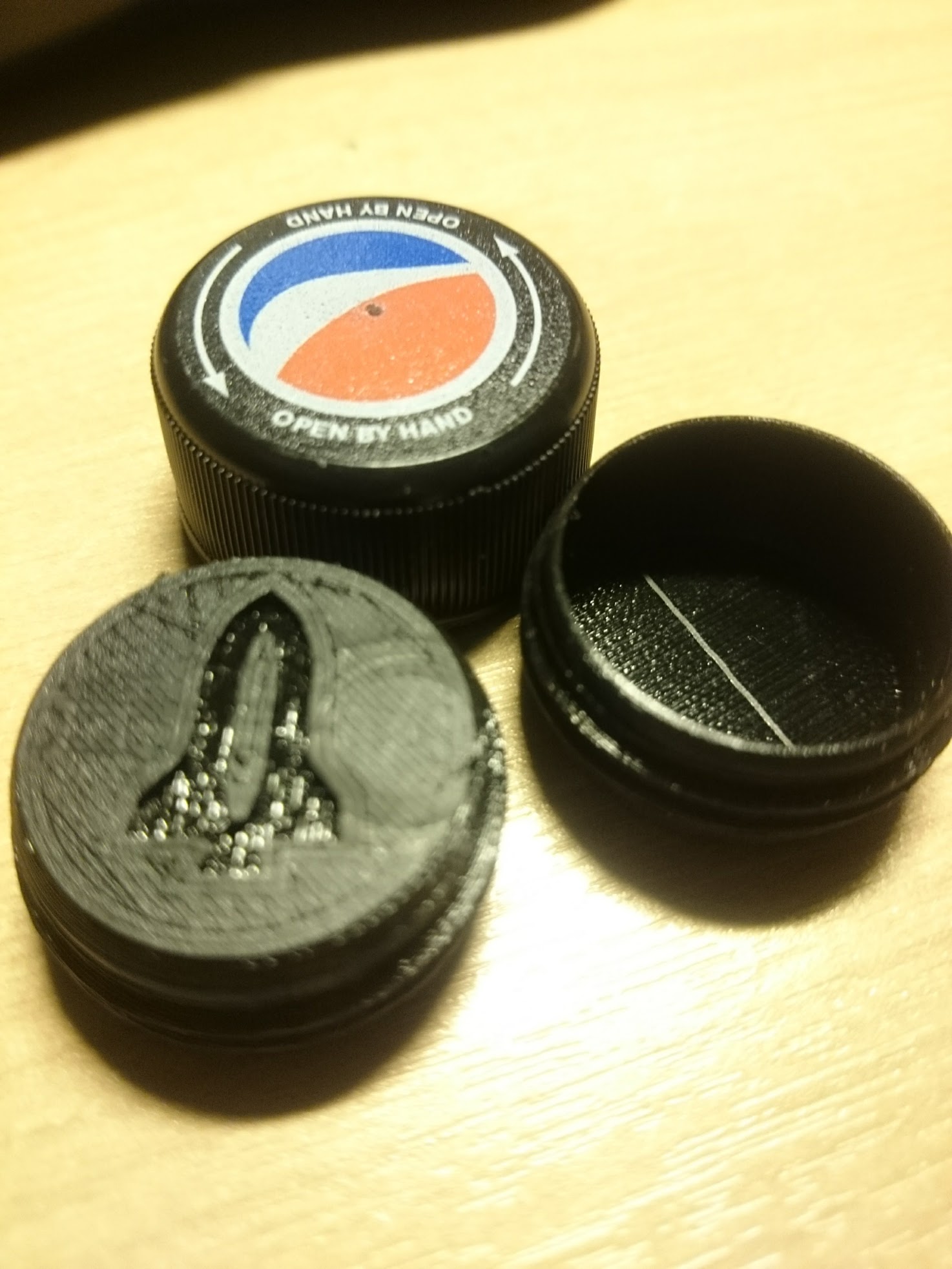 Tiny Bottle Top Container
