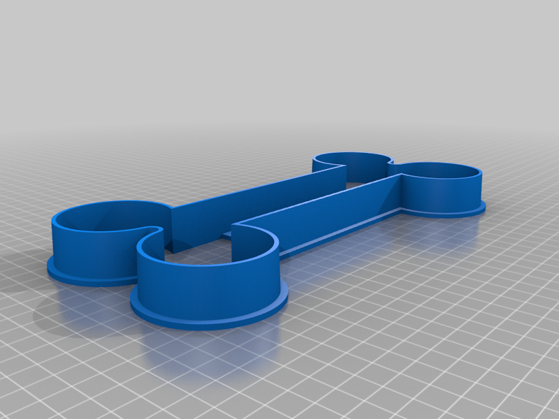 Large bone cookie cutter for baking