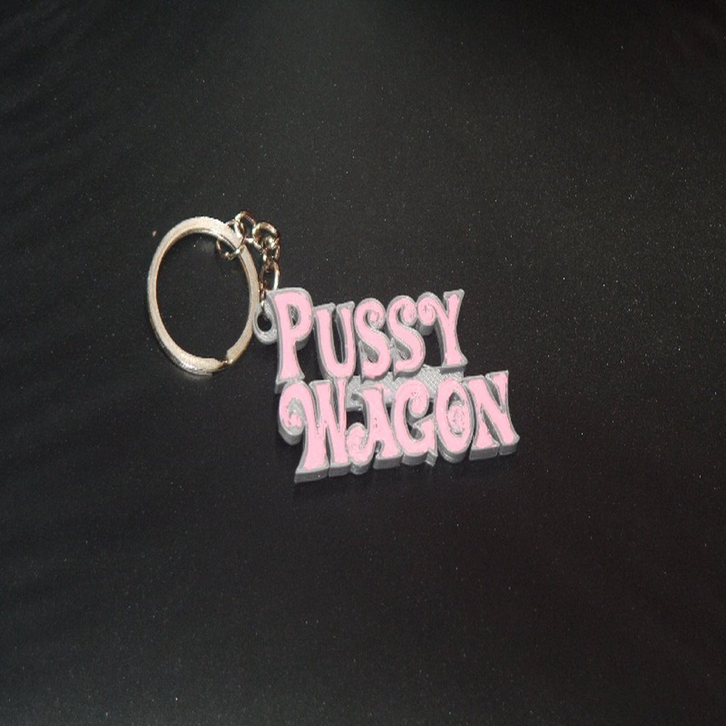 Pussy Wagon Keychain 