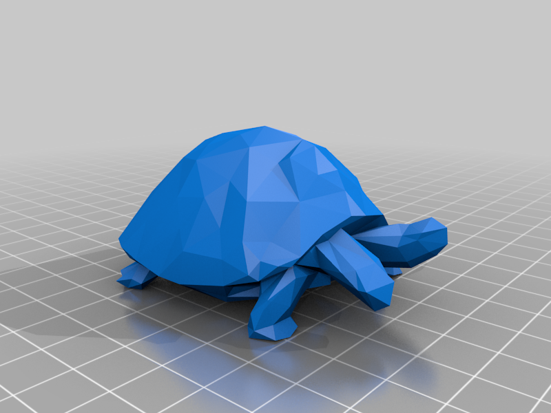 Addams Family 2 headed Turtle Low Poly