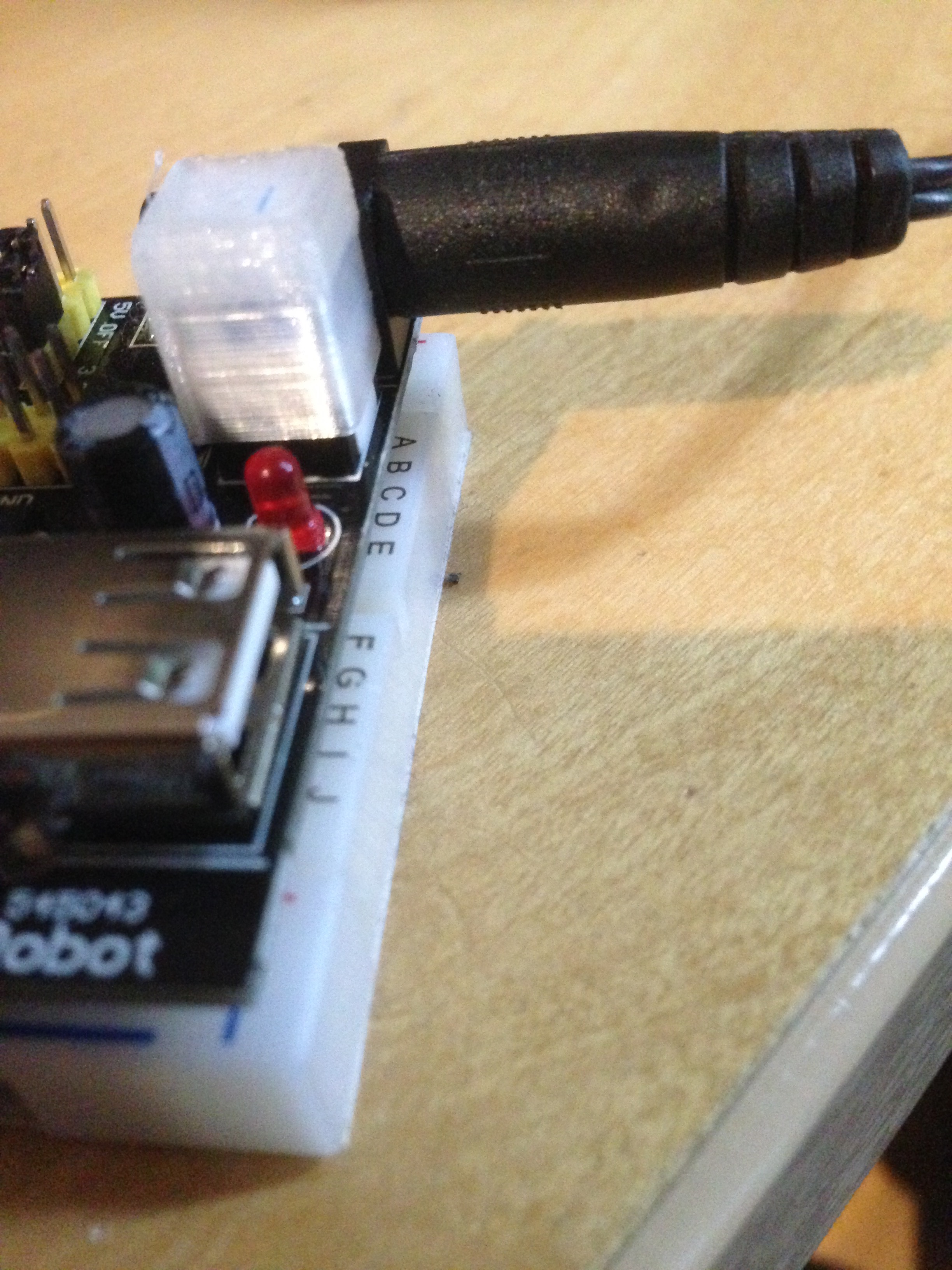 Button cap for YwRobot 545043 breadboard power supply