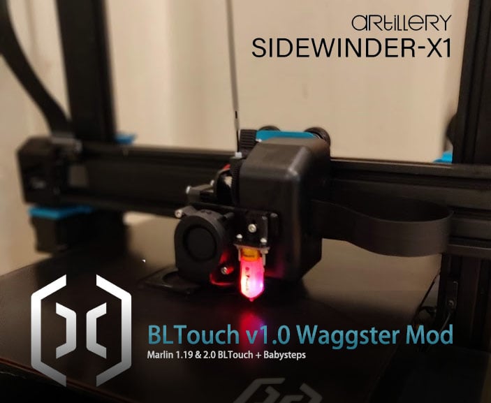 Waggster Mod BLTouch Artillery sidewinder X1