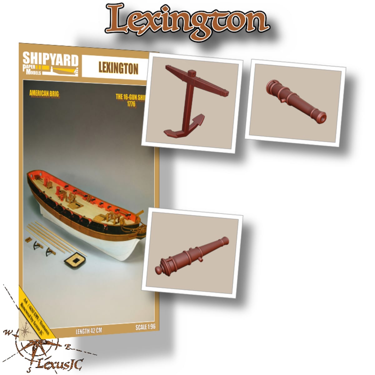 Lexington Ship Elements (model-shipyard.com)
