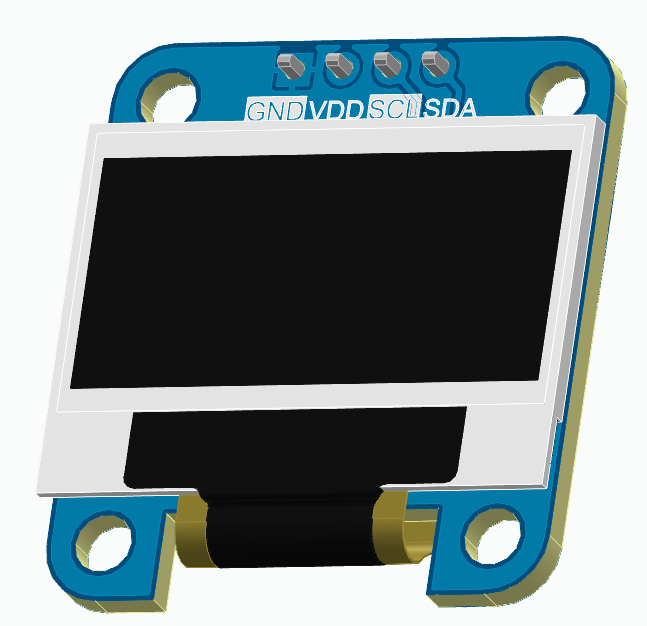 0.96 4P I2C OLED MODULE