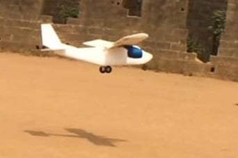 Flying RC Jet engine for EDF radio control electric ducted fan planes with airborne shots
