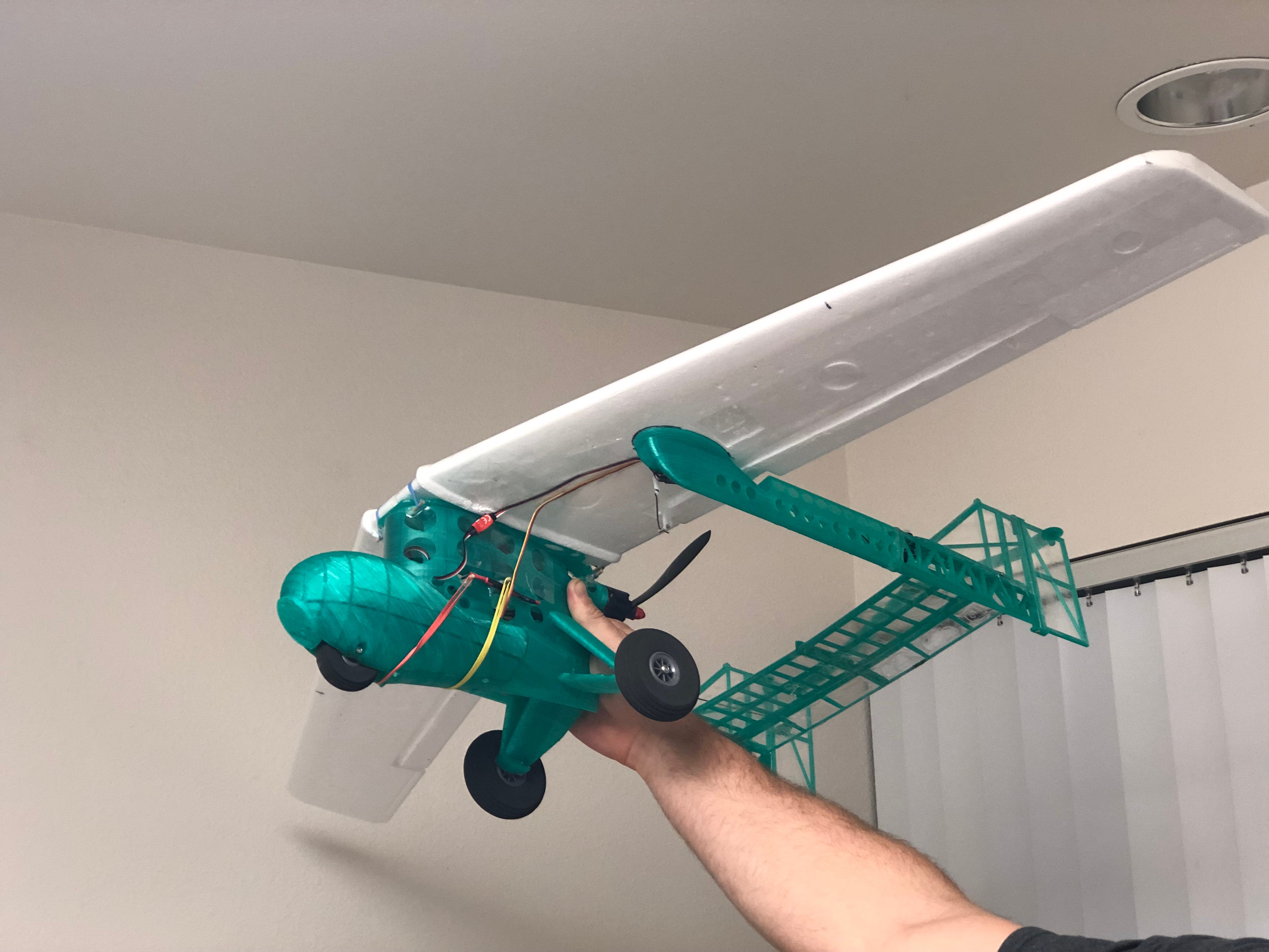 RC pusher plane Flight Test power-pack b