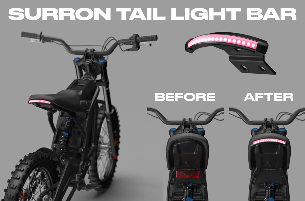 SURRON LIGHT BEE / SEGWAY Custom Rear Tail Light Bar
