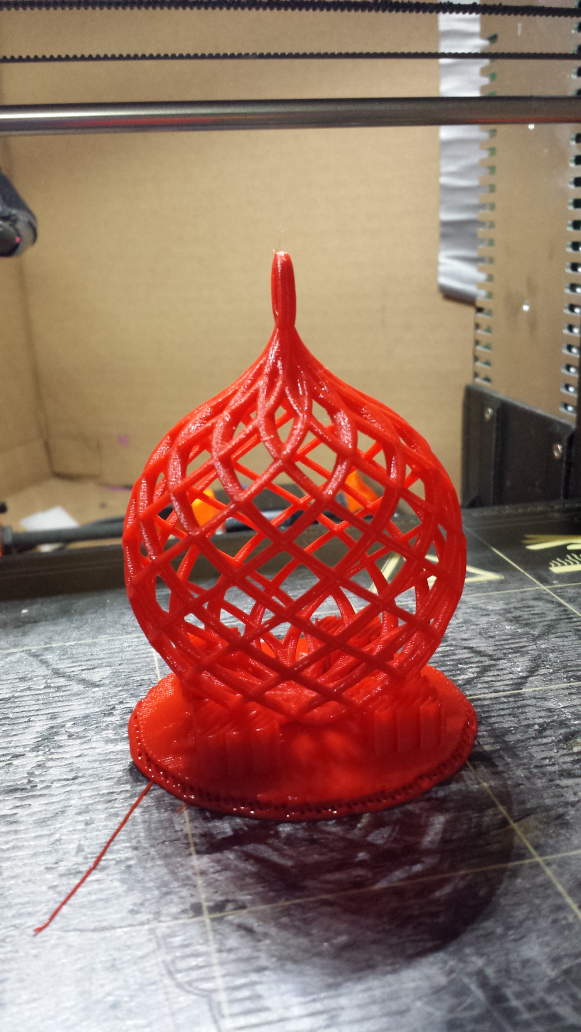 Lattice Wireframe Christmas Tree Ornament
