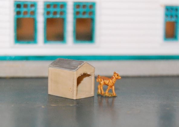 dog house (HO scale 1:87)