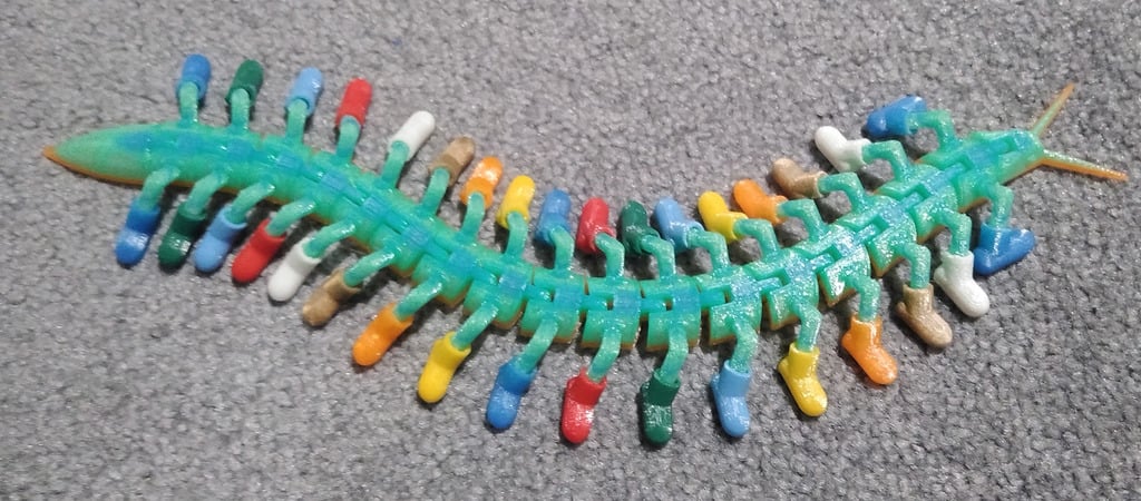 Articulated Centipede with (Optional) Shoes