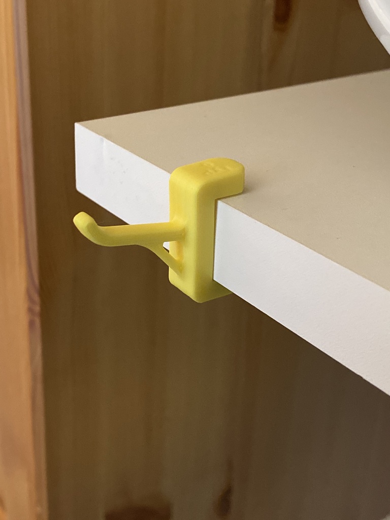 Shelf-Hook Typ 6 for 19mm Boards (P-SLOT system)