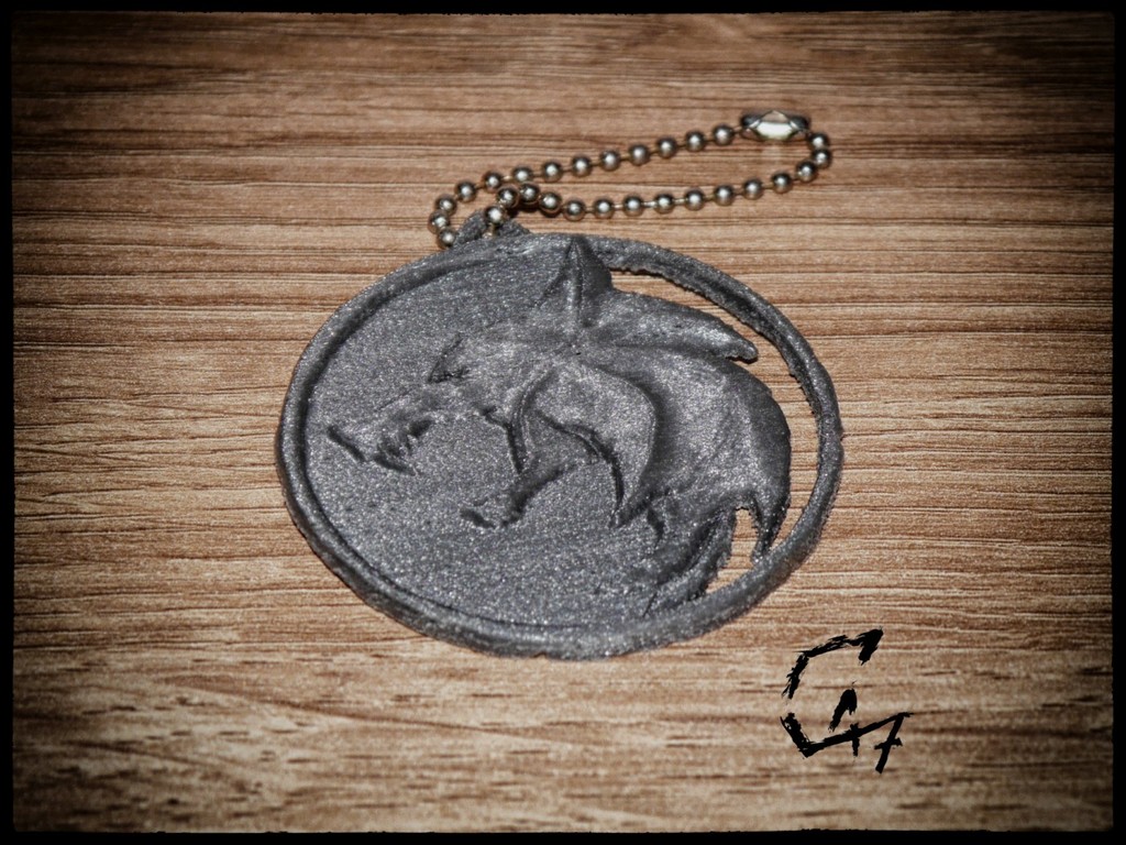The Witcher Wolf Medallion