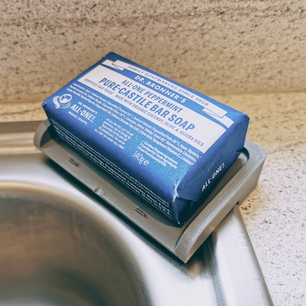 Soap Dish - for Dr Bronner's 140g bar