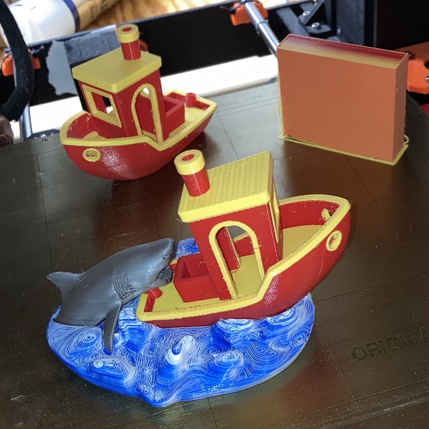 Jaws Attack on Benchy - Split model
