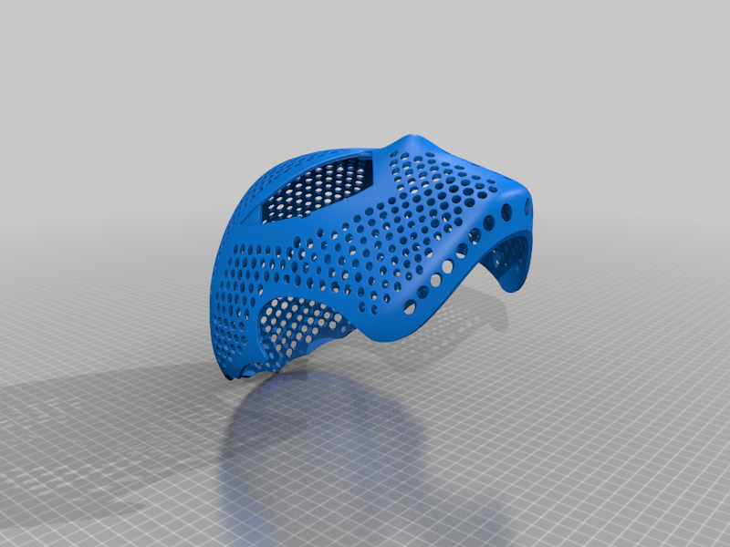 Raimi spider man faceshell lenses 3D print files Free 3D print model