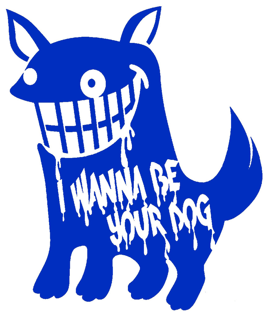 Creepy Dog stencil