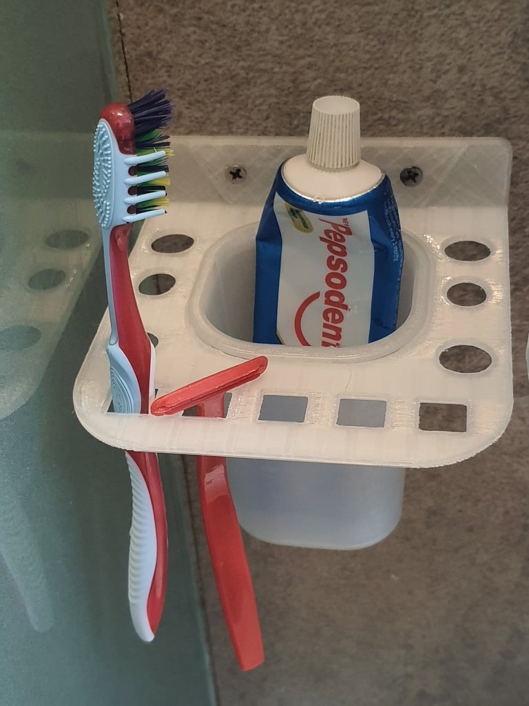 Toothbrush Cup Holder wall-mount