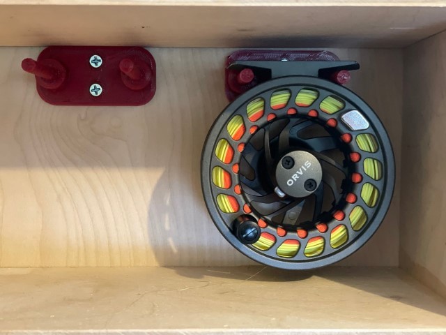 Simple Fly Reel Holder by dfoos - Thingiverse Simple Fly Reel Holder by dfoos - Thingiverse