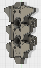 Exo Skeleton Spine Top and Bottom piece