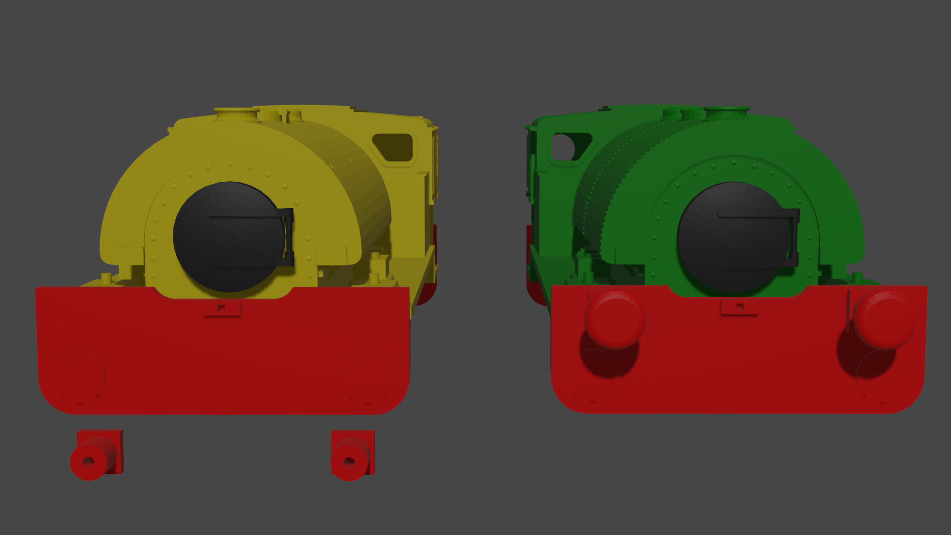 WIP- 00 Scale Alfred and Judy- the Port of Par Twins