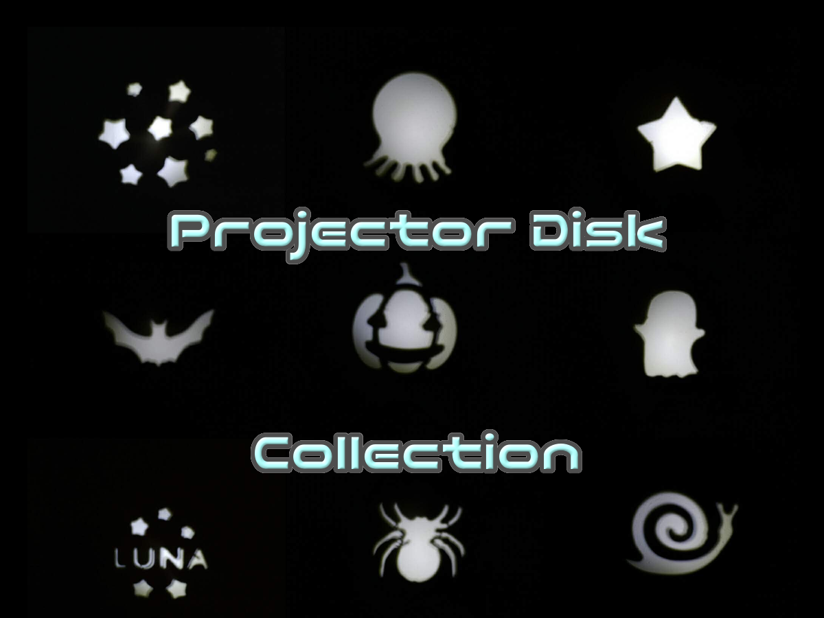 Projector disk collection