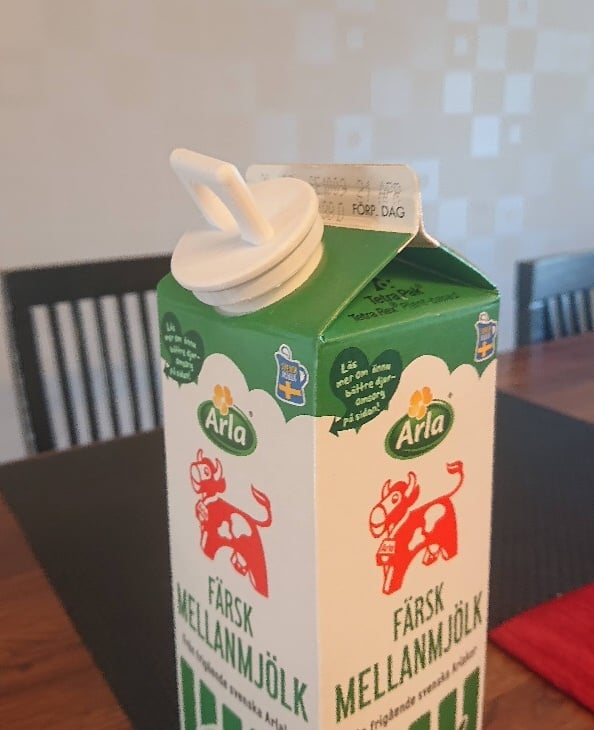 Milk carton opener