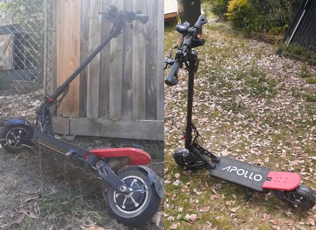 Electric scooter rear footrest upgrade