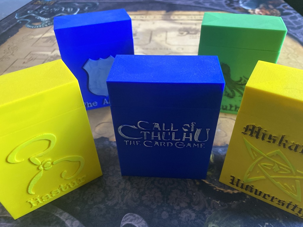 Call of Cthulhu the Card Game Deck Boxes