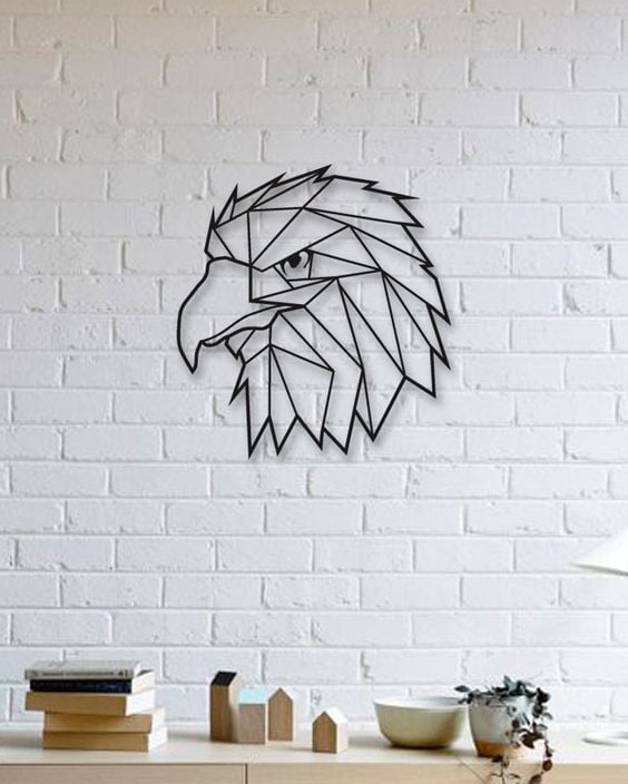 Eagle Wall Sculpture 2D