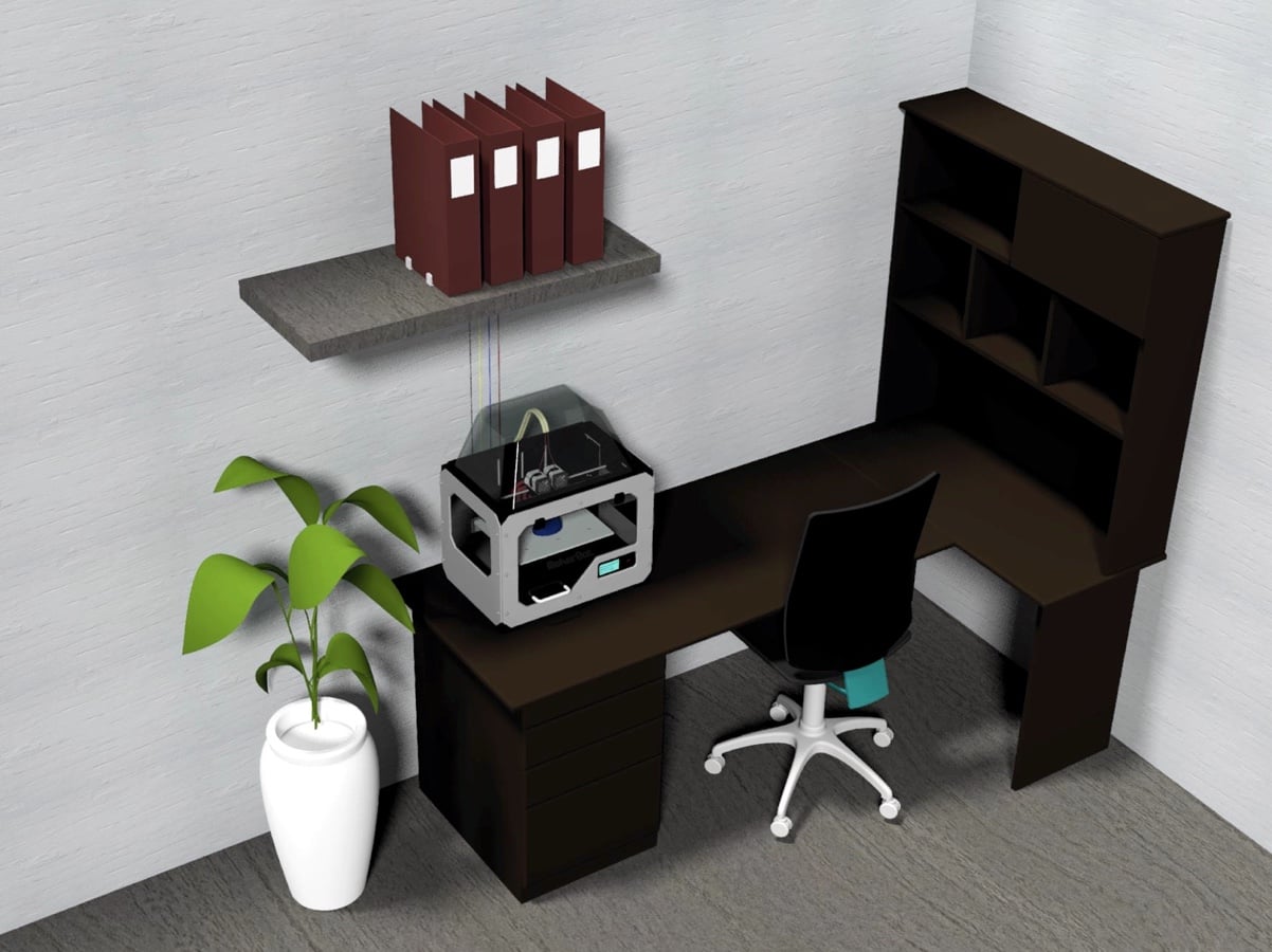 Discrete Filament Holder for Home and Office