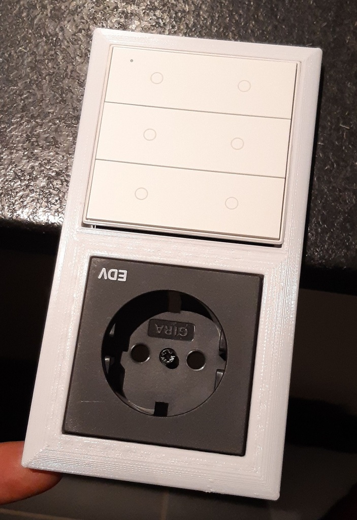 Gira System 55 Frame for Aqara Opple Zigbee Switch