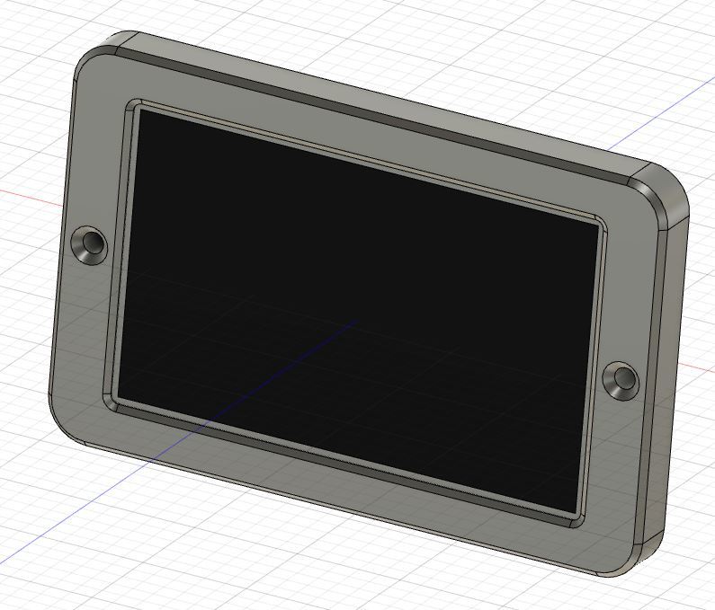 5" DSI Touch Screen Panel Mount PI 3B case